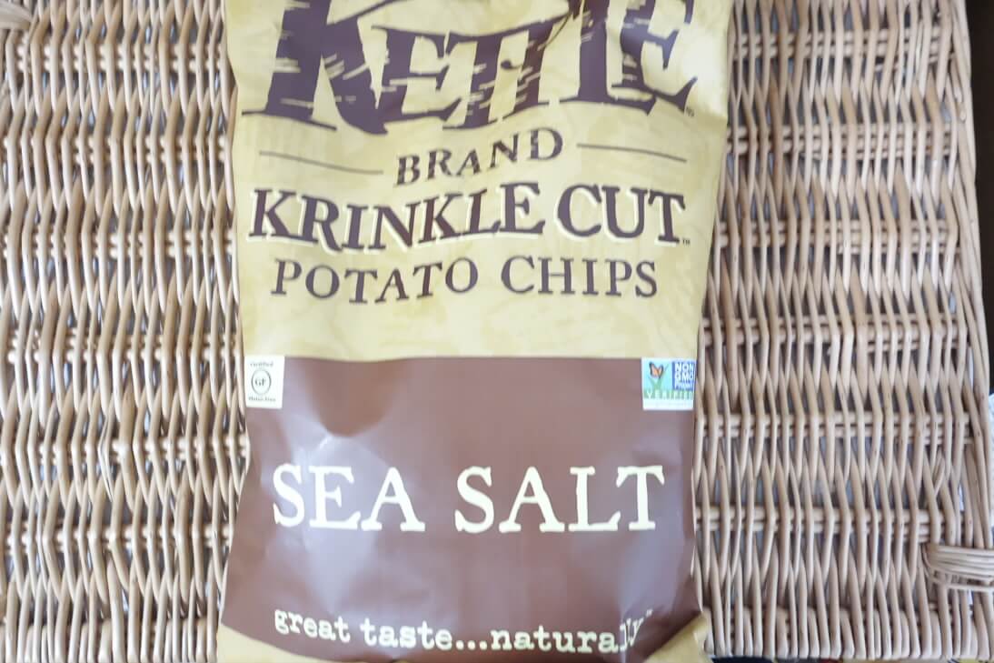 Kettle Foods(ケトルフーズ)のクリンクルカットのSea Salt味はボリューム満点