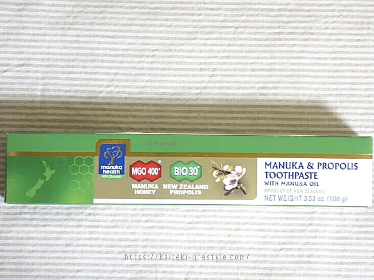 マヌカハニー＆プロポリス歯磨き粉