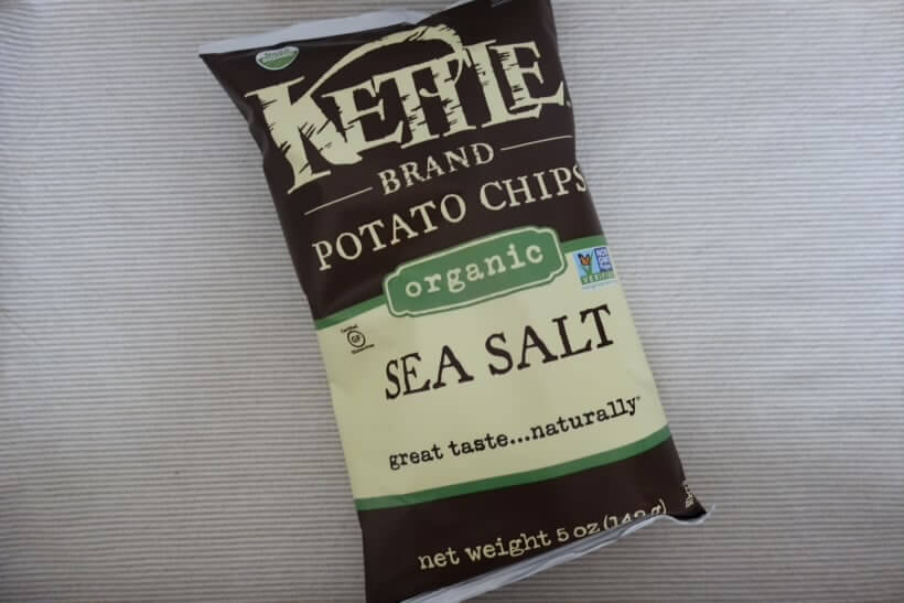 【アイハーブのスナック菓子】Kettle Foods(ケトルフーズ)のオーガニック海塩のレビュー