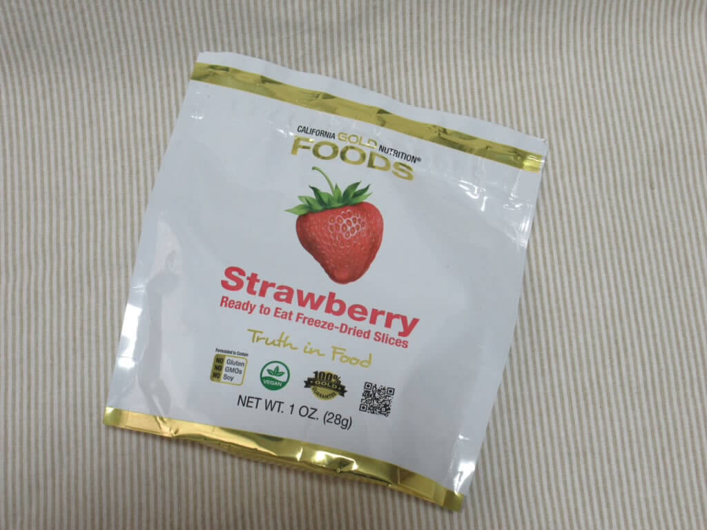 Cgn カリフォルニアゴールド のフリーズドライのストロベリー なちゅらぼ