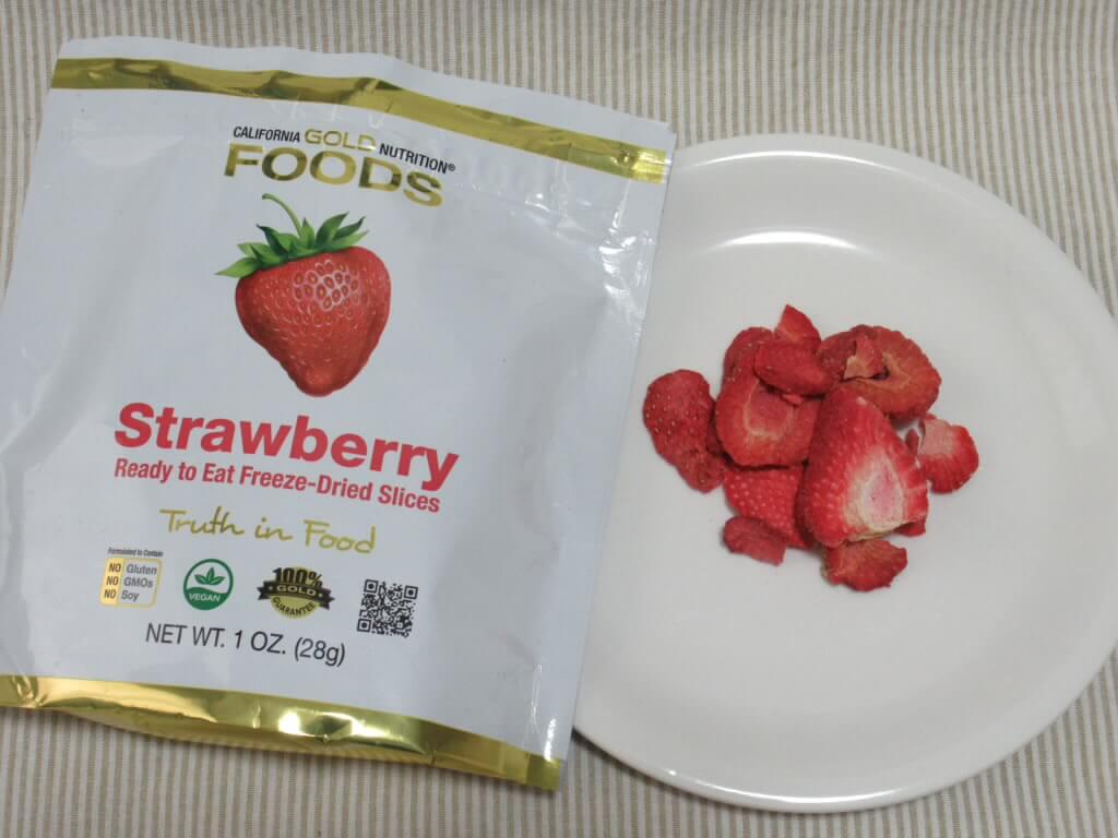 Cgn カリフォルニアゴールド のフリーズドライのストロベリー なちゅらぼ