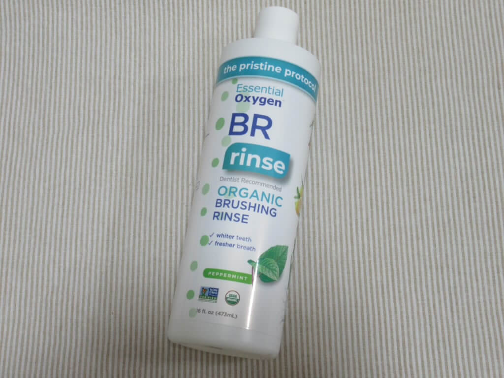 Essential Oxygen, BR Organic Brushing Rinse, Peppermint