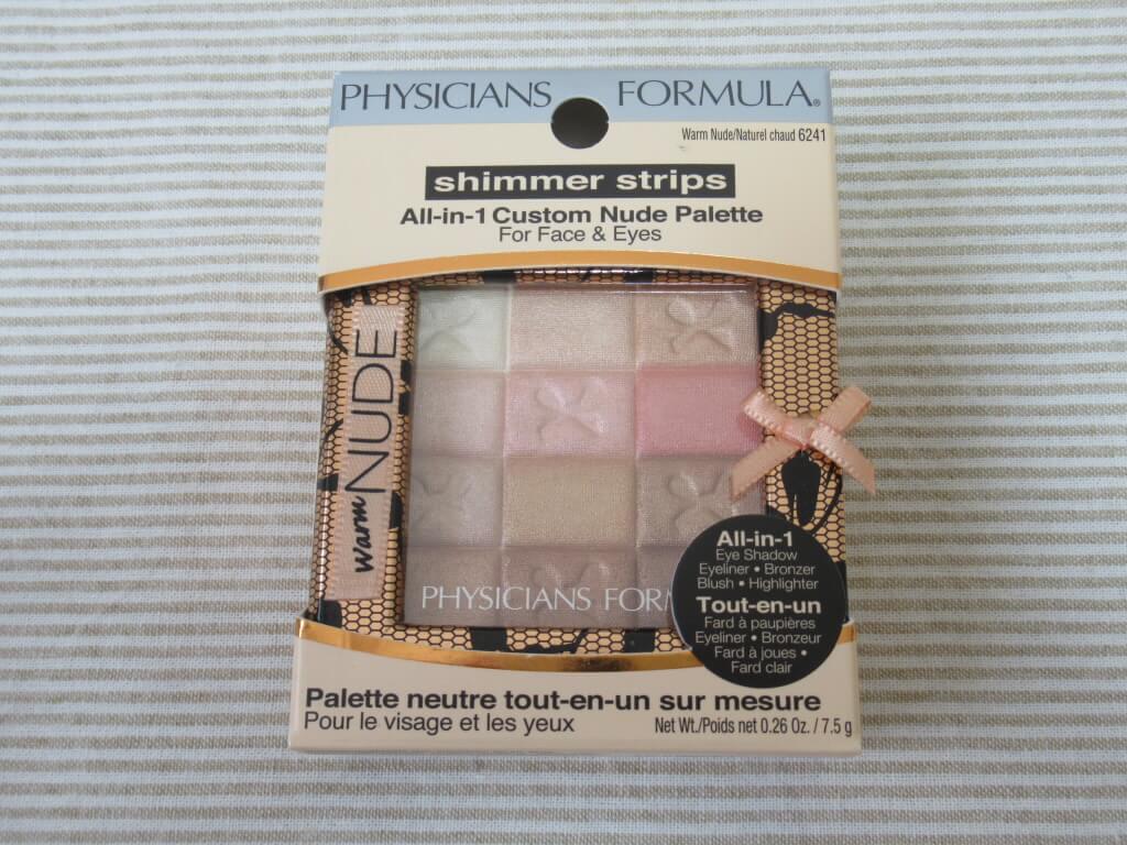 Physicians Formula, シマーストリップス、オールインワン、カスタムヌードパレット、 ウォーム