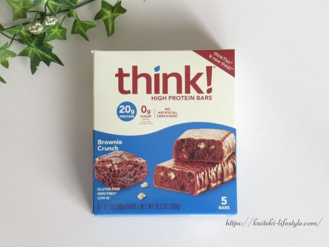 Thinkthin シンクシン ハイプロテインバーは低糖質でタンパク質が20gも摂れる なちゅらぼ